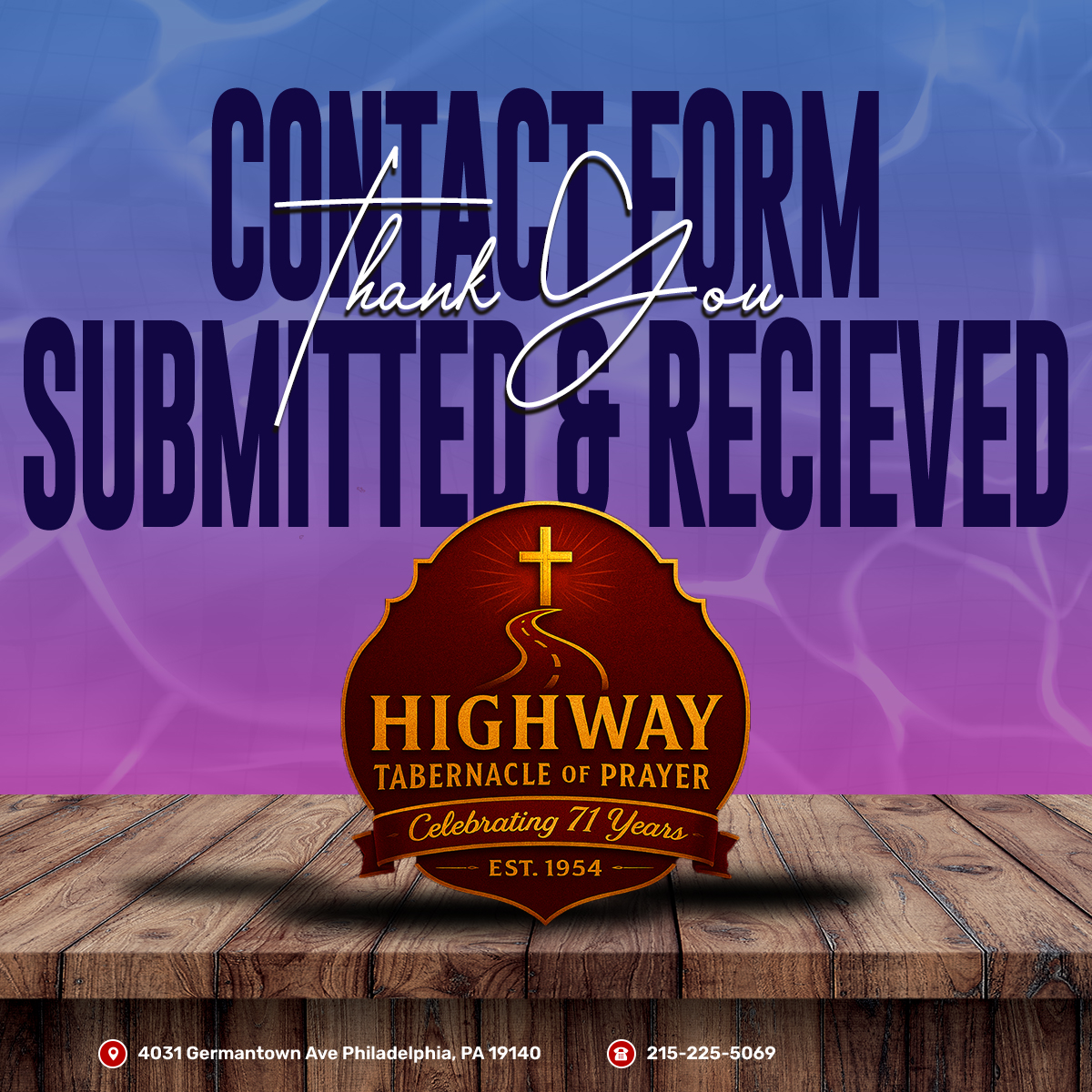 Submission confirmation